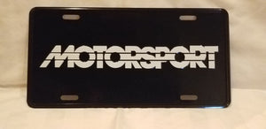 Motorsport Front License Plate