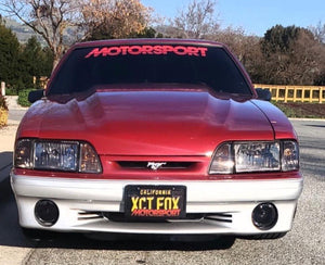 Motorsport Throwback Windshield banner